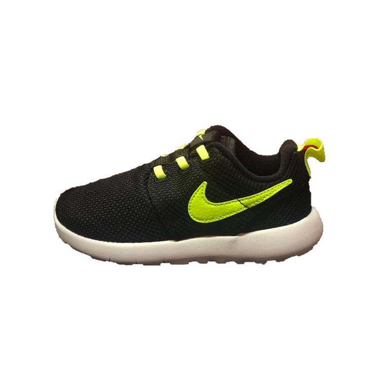 Nike Roshe One Low top Running Shoes Black Green Infant And Toddler 749430-032 21