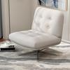 Lingge Tech Fabric Reclining Sofa Chair - Light Luxury for Living Room and Balcony