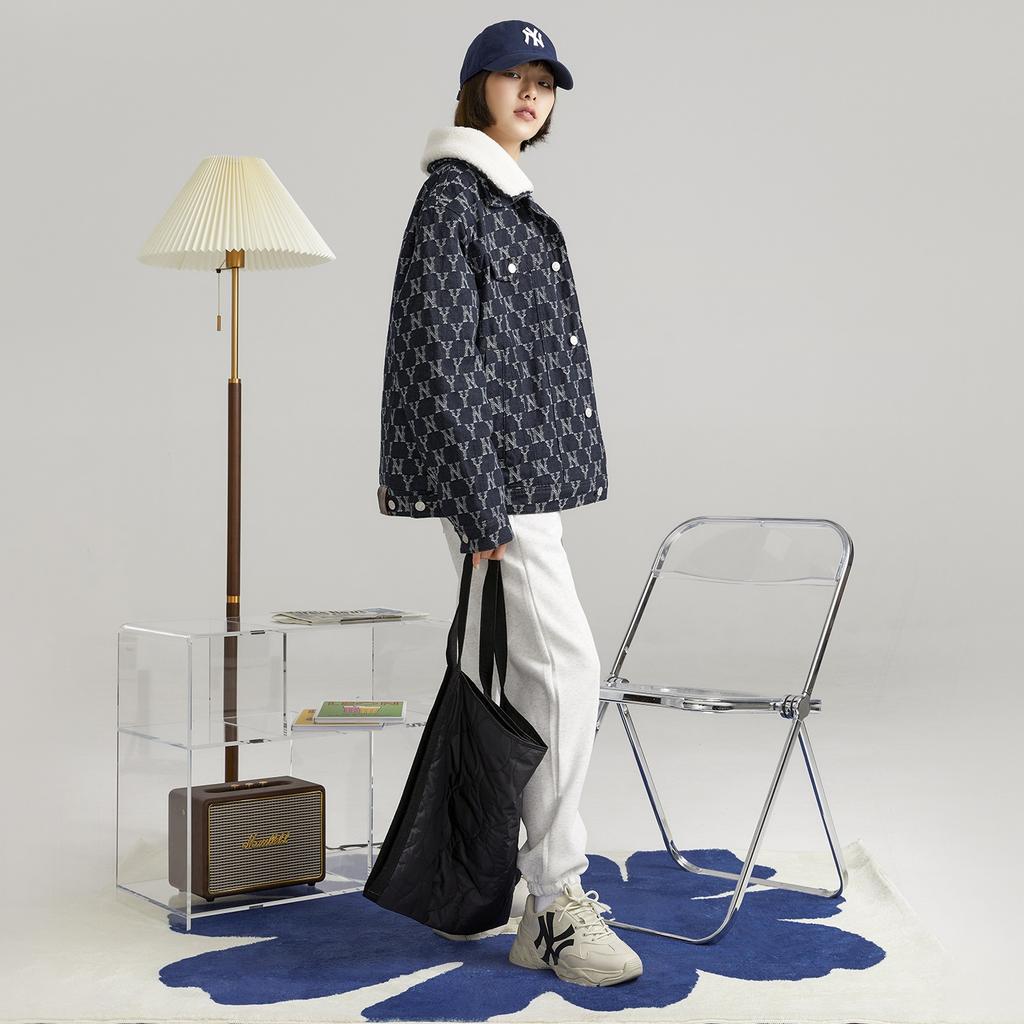 New MLB Jacket Unisex Dark Marine Blue 3ADKM0124-50NYD