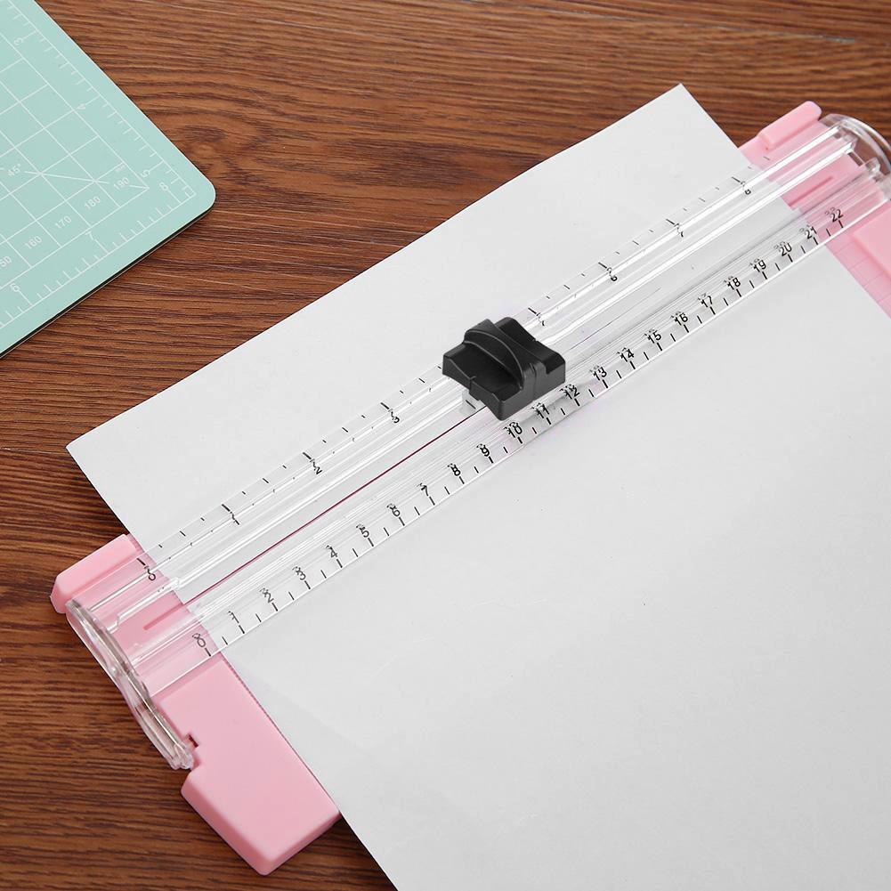 Náhradní čepele pro řezání papíru A4/A5 Řezačka papíru s gilotinou s vytahovacím pravítkem pro ořezávače fotografií Potřeby pro scrapbooking