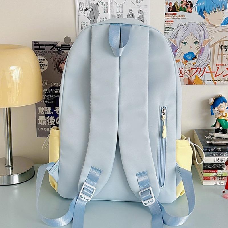 The New Schoolbag Is High-value, Fresh and Sweet, College-style Backpack, Light Travel and Large-capacity Backpack for Junior High School Students.