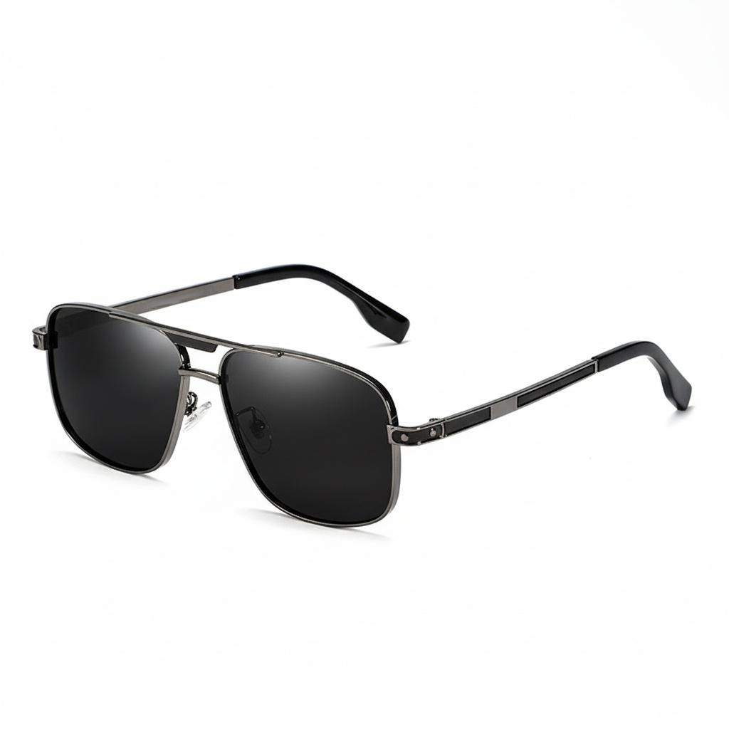Men's Sunglasses-Uv-resistant And Strong Light-blocking Driving Sunglasses For Car Use Retro Metal Style Fashionable 7722