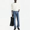 Zara Loose Fit Color Block Printed Sweatshirt Men tops Faded-White 4442355-251