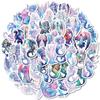 50 Mermaid Angel Holographic Graffiti Dream Stickers Water Cup Luggage Decorative Stickers Waterproof Creative Stickers