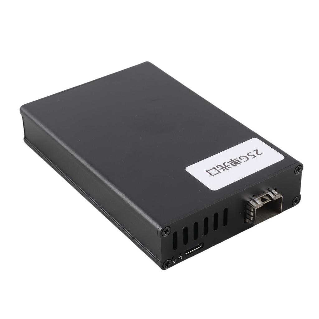 Portable 25G Network Card USB4 Network Card SFP Optical Interface High Speed Plug and Play Aluminum Alloy Single Port