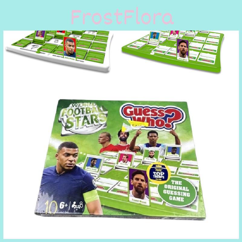 World Football Stars Guess Who Family Interactive Card Game With Plastic Material For Kids Indoor Play