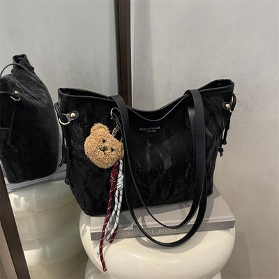 Shoulder Bag To Work Commuter Women's Bag 2025 Autumn New Fashion Niche Casual Simple Retro Hand Carry Tote Bag Women
