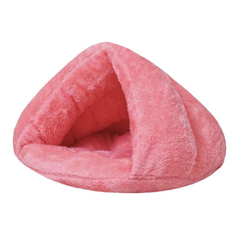 Winter Pet Cat Small Dogs Bed Kitten Cave Sleeping Bag Puppy House Warm Mat Soft Fleece Thicken Nest