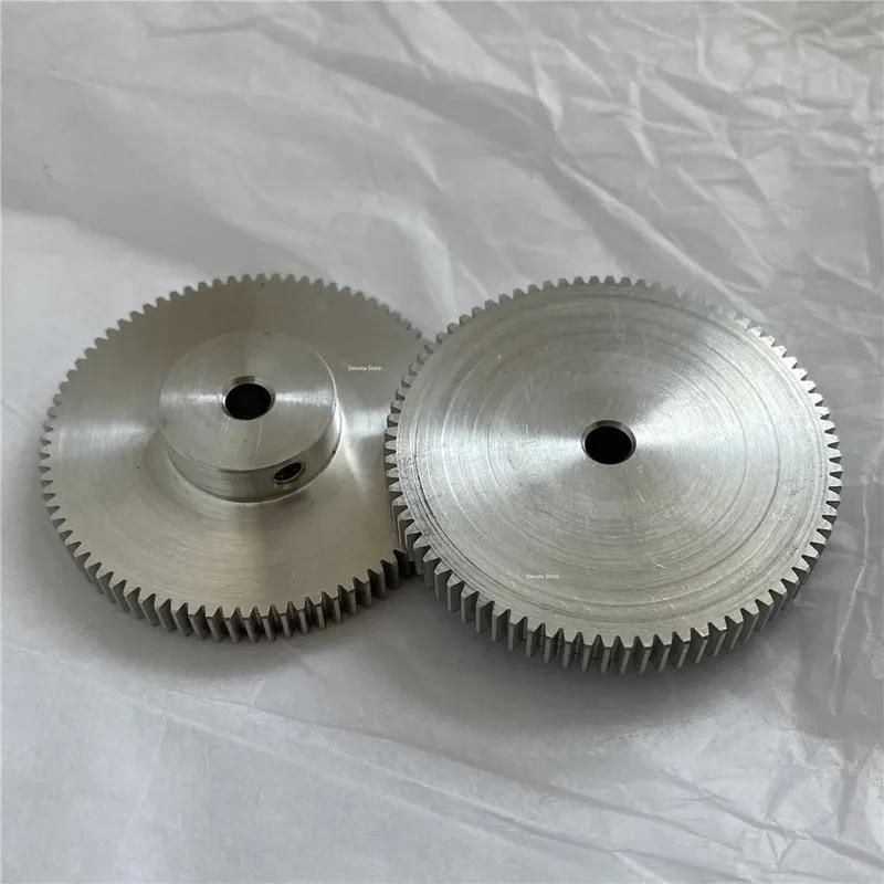0.6M 80T 5/6/8/10/12mm Hole M4 Aluminum Gear Metal Wheel