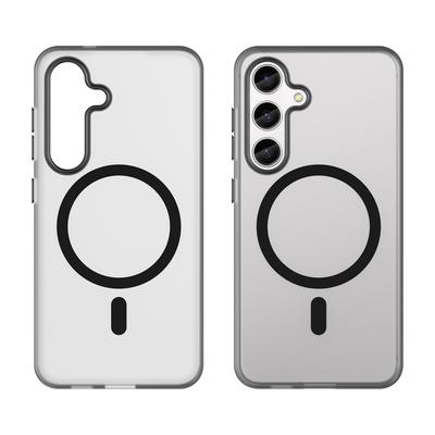 For Magsafe Matte Magnetic Wireless Charge Case For Samsung Galaxy S25 S24 FE Ultra Plus Shockproof Soft Candy Color Back Cover