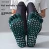 Damen Five-Finger Yoga-Socken Anti-Rutsch Ballettsocken Elastisches Fußgewölbe-Stützband Sorgt für einen sicheren Halt und verhindert ein Abrutschen