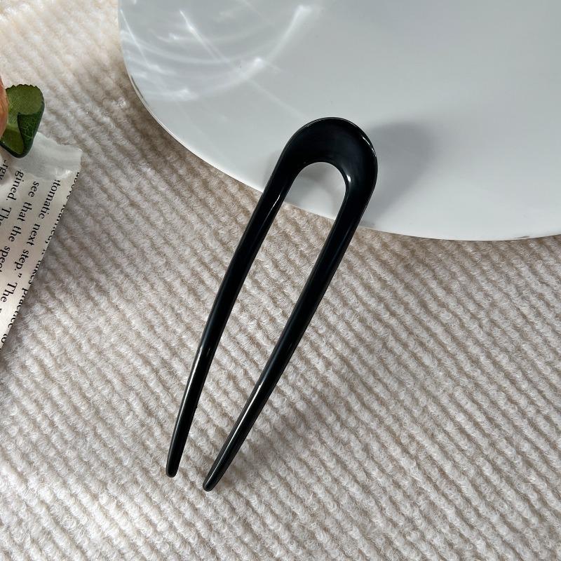 Elegante Haarnadel in U-Form im chinesischen Stil, schlichte Dutt-Haarspange, Haarnadel, Kopfschmuck