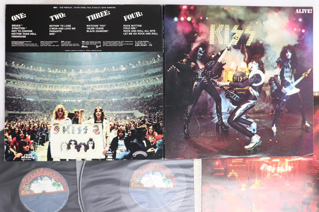 LP Record KISS - Kiss Alive SJET956970 CASABLANCA 1975 Japan Rock Used