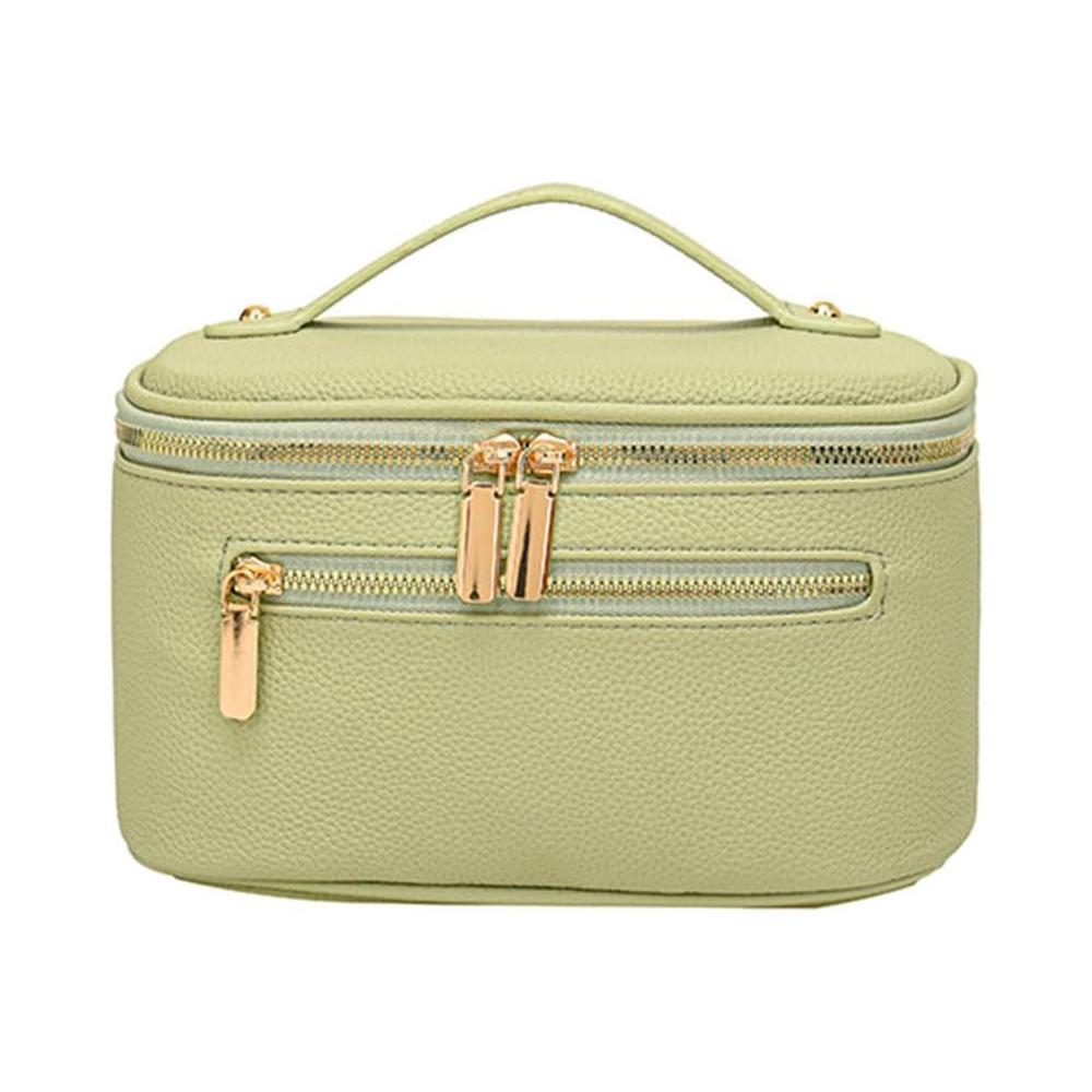 

с ручкой косметичка портативная дорожная сумка для туалетных принадлежностей горячий кейс для макияжа зелёный