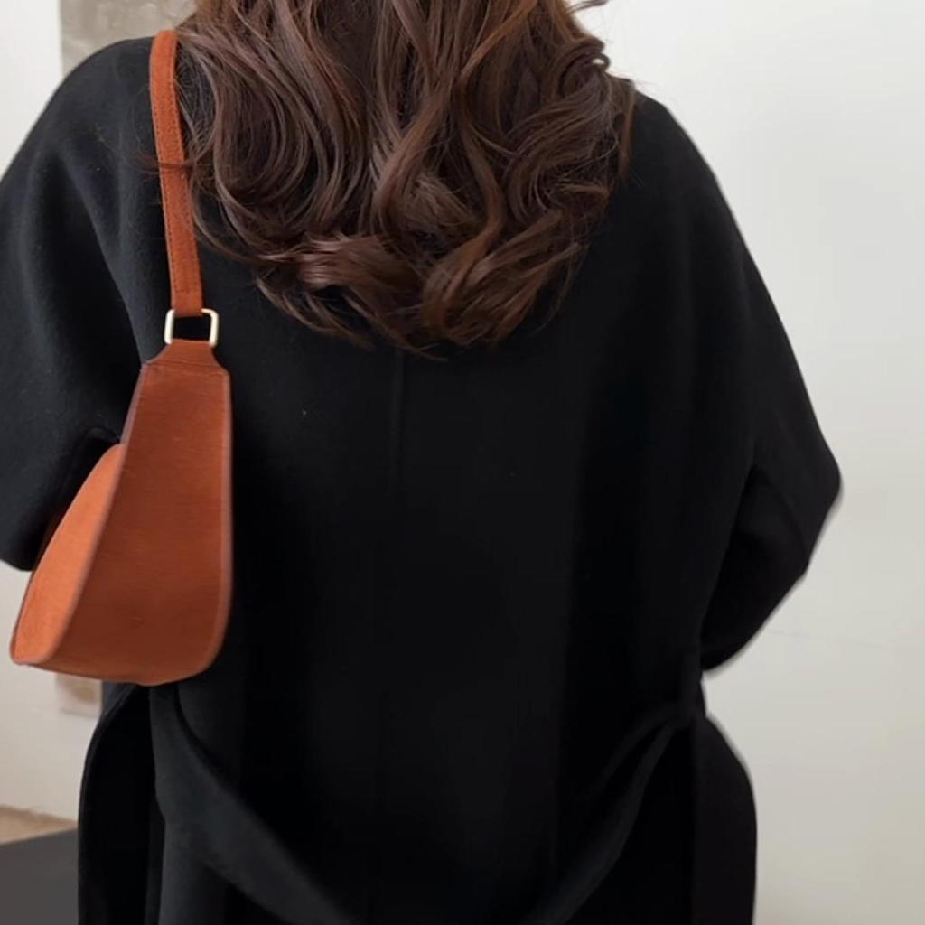 Fashion Texture Red Bag Women's New Suede Single Shoulder Bag Small Solid Color Zipper Underarm Hobo Bags KTB