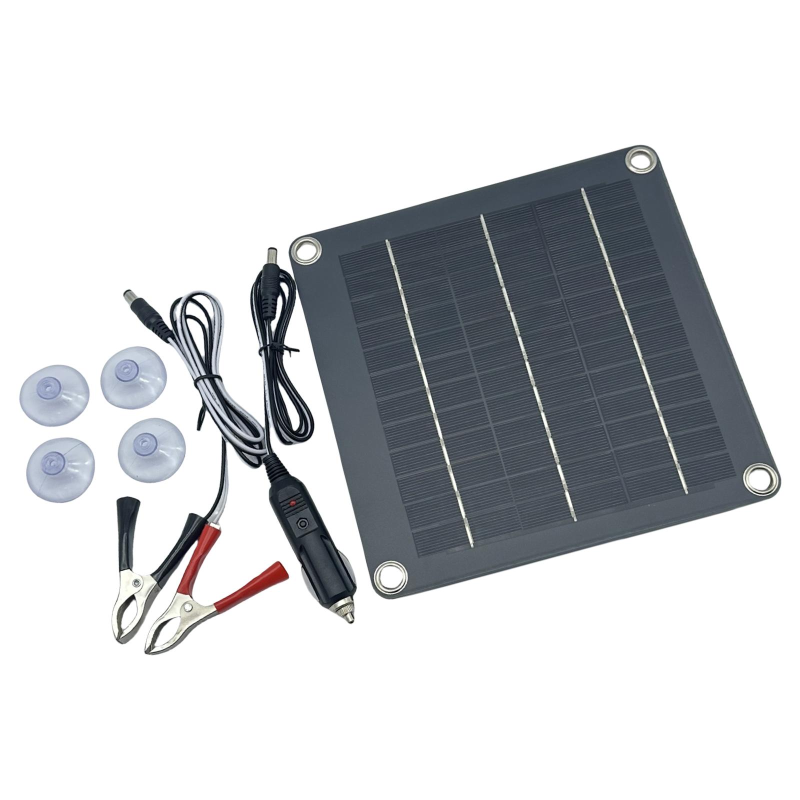 

10 Вт 12 В Солнечная панель Залитая клеем пластина с проводом Солнечная панель Поликристаллическая кремниевая плата для использования в игрушечном автомобиле