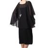 Elegant Women's Chiffon Shawl Dress - Summer Wedding Party Cover-up & Silk Pashmina Scarf