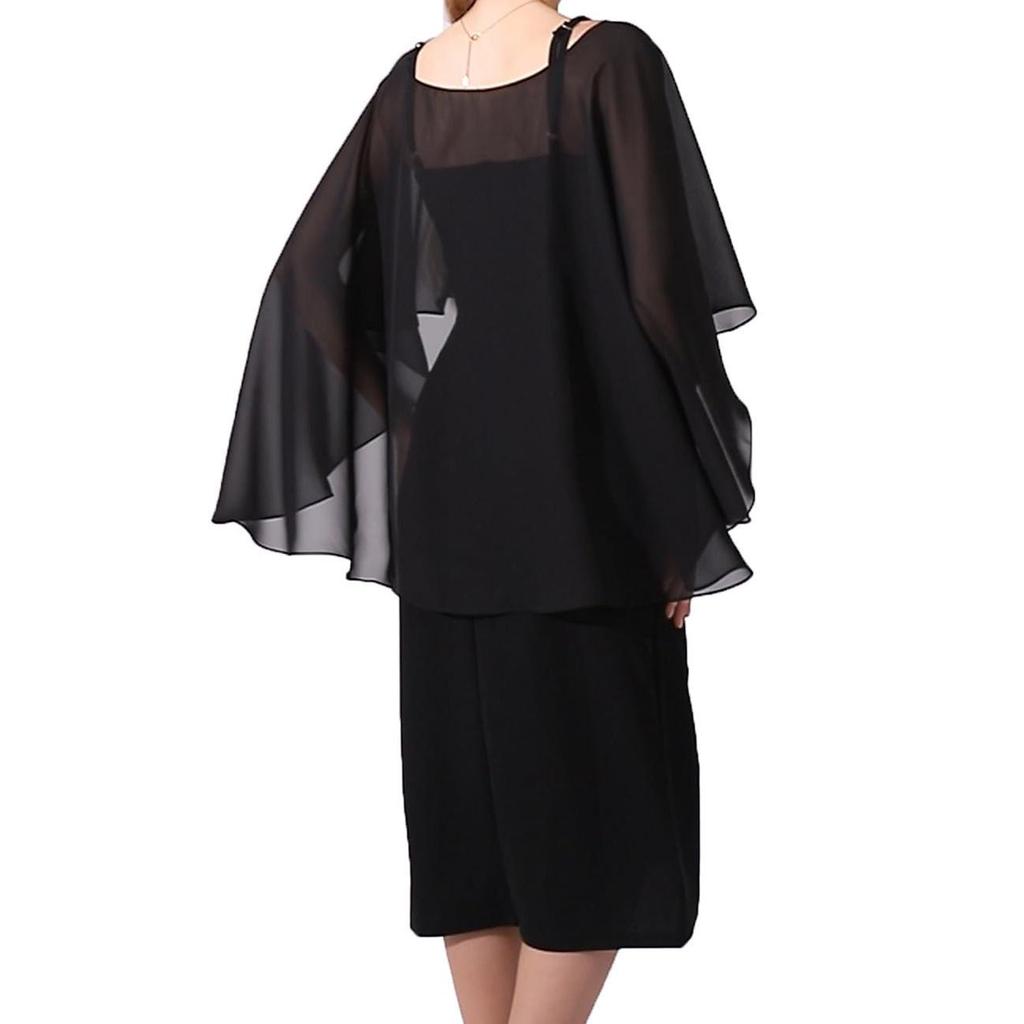 Elegant Women's Chiffon Shawl Dress - Summer Wedding Party Cover-up & Silk Pashmina Scarf