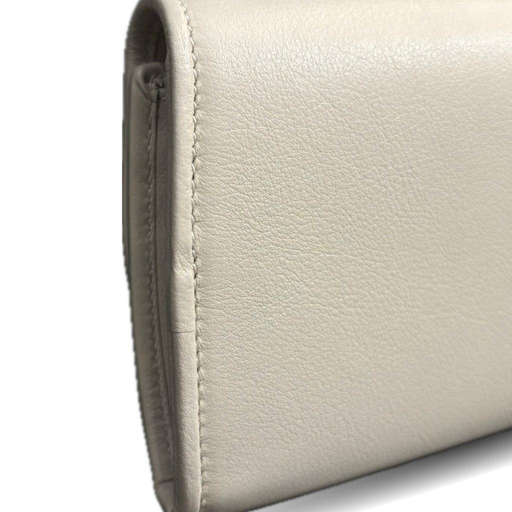 Used GUCCI BlondyBifold Wallet leather Women
