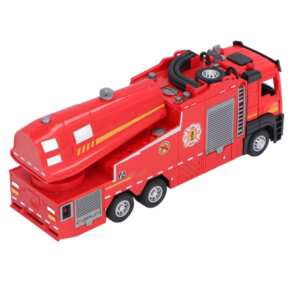 Camion de Pompieri Vehicul Jucărie Aliaj Metal Turnat Sub Presiune Model Mașină Jucărie Multifuncțional Pulverizare Foc