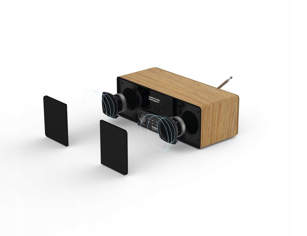 TechniSat DIGITRADIO 3 ASA DAB+ FM Bluetooth 5.0 ELAC Oak CD Player