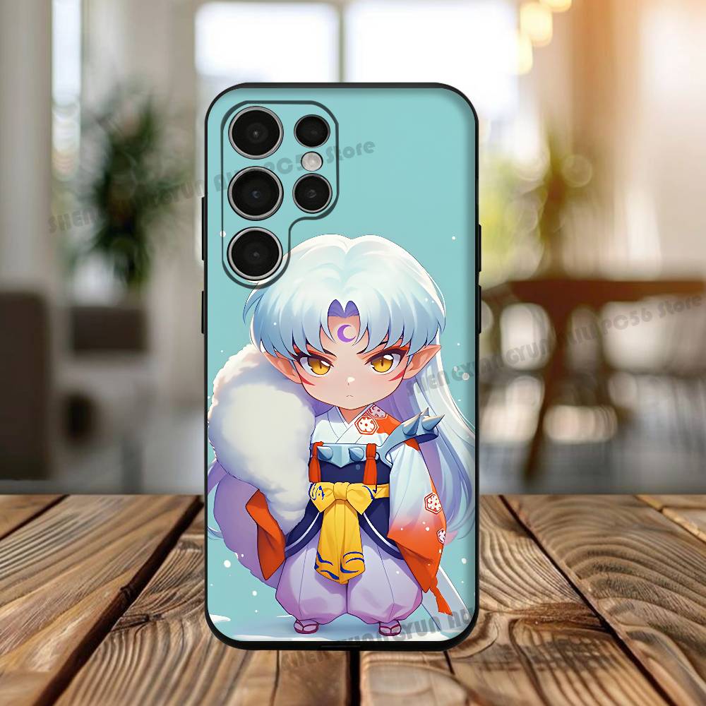 

Kawaii S-Sesshomaru Phone Case For Samsung S24 25 23 22 21 20 Plus Ultra 5G Lite Shockproof Cover Samsung S23ULTRA5G
