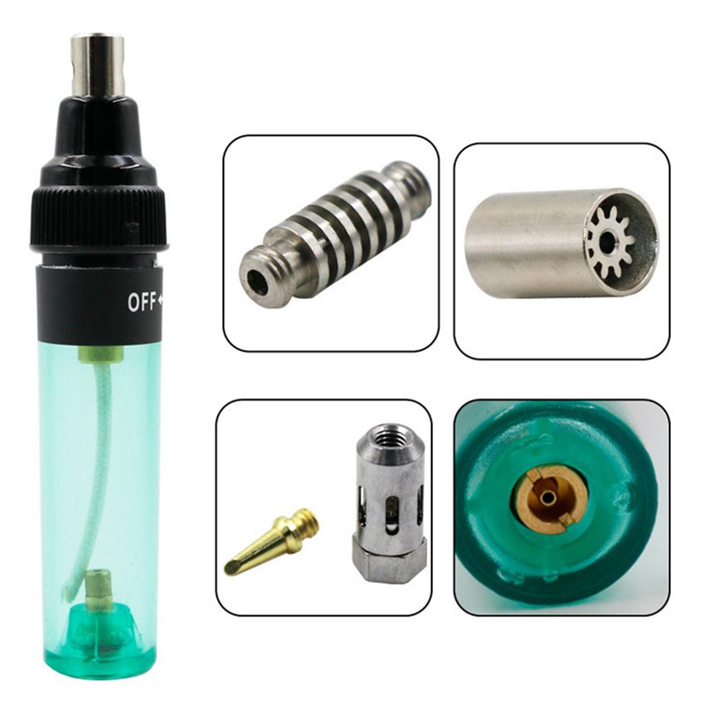 1300 Celsius 4 In 1 Portable Soldering Iron Kit Welding Pen Burner Blow Torch Gas Soldering Iron Cordless Tip Welding Tool