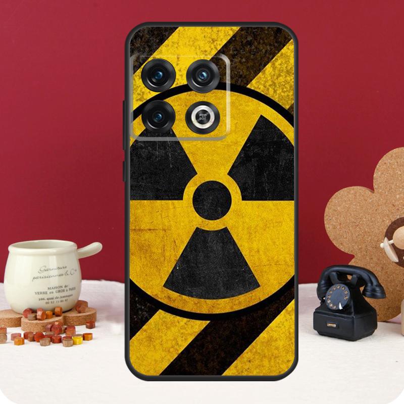 Nuclear Radiation Emblem Cover For OnePlus Nord 4 CE 3 2 Lite N30 N20 N10 OnePlus 10T 8T 13R 12R 13 12 11 10 Pro Case