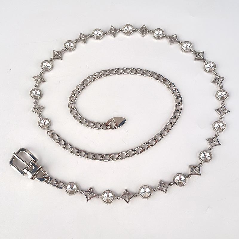 New Arrival Exquisite Diamond Waist Chain Female Decoration with Dress Shirt Body Chain