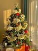 1PC Christmas Tree decoration gold PP yarn with Christmas decoration pendant Metal net/Christmas ribbon/gift wrapping ribbon