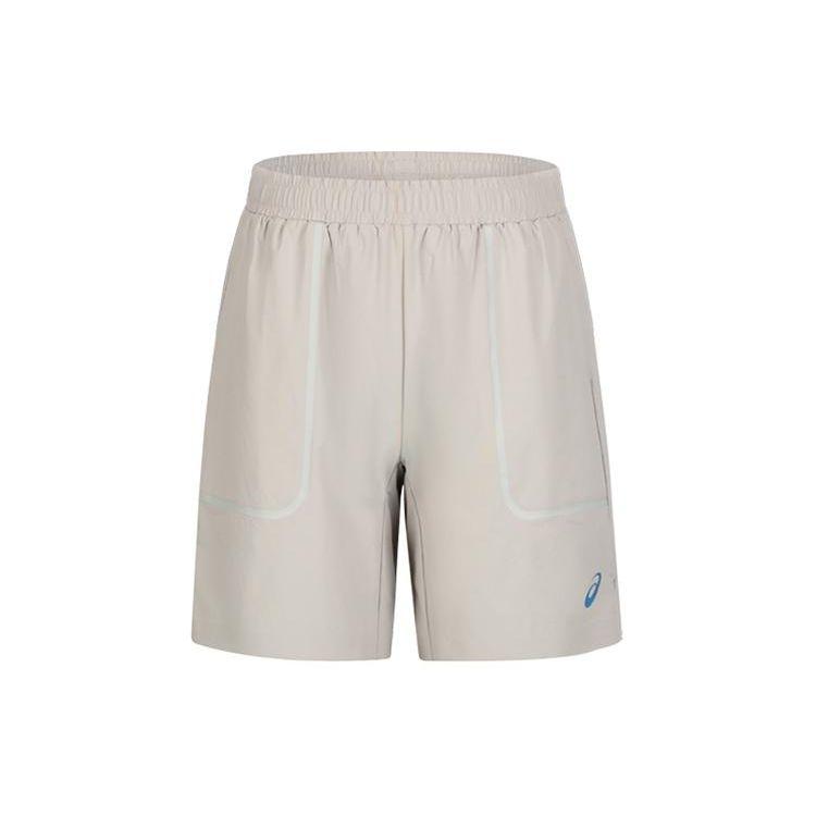 

Asics Printed Logo Elastic Woven Sports Shorts Men shorts Gray 2011C736-020 S