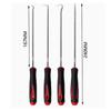 4-Piece Car Pick and Hook Set, O-Ring Seal Gasket Puller, Oring Removal Screwdriver Hand Tool for Oil Sealing and Auto Vehicle Repair