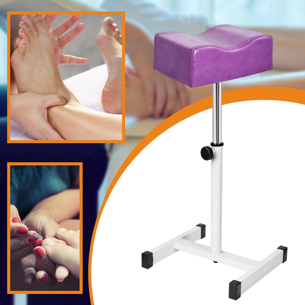 Stevige Draagbare Pedicure Manicure Voetenbank Verstelbare Hoogte Nagelschoonheid Standaard voor Spa en Massage