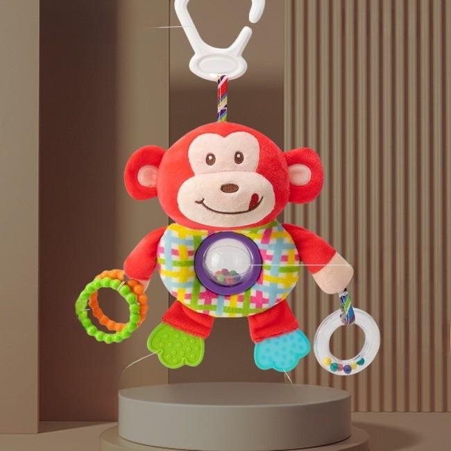 Baby Carriage Hanging Bell With Metal Toy For Infant Stroller And Bed Decor