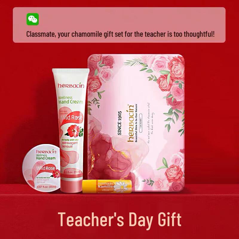 Herbacin Rose & Chamomile Hand Cream Gift Set