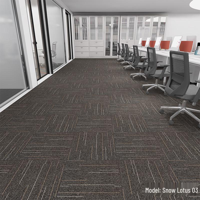 

Екологічна звукоізоляційна вогнестійка килимова плитка для офісу, спальні або вітальні Environmentally friendly PE bottom