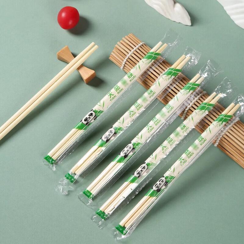 Commercial Individually Wrapped Bamboo Chopsticks