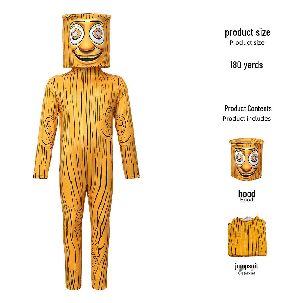 

Shan Hai Jing Wooden Stick Man Halloween Cosplay Costume 150