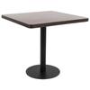 Day and Night - Day and Night Dark Brown MDF Bistro Table 80x80 Cm