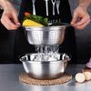 Yibai Stainless Steel Multi-use Basin and Sieve Set