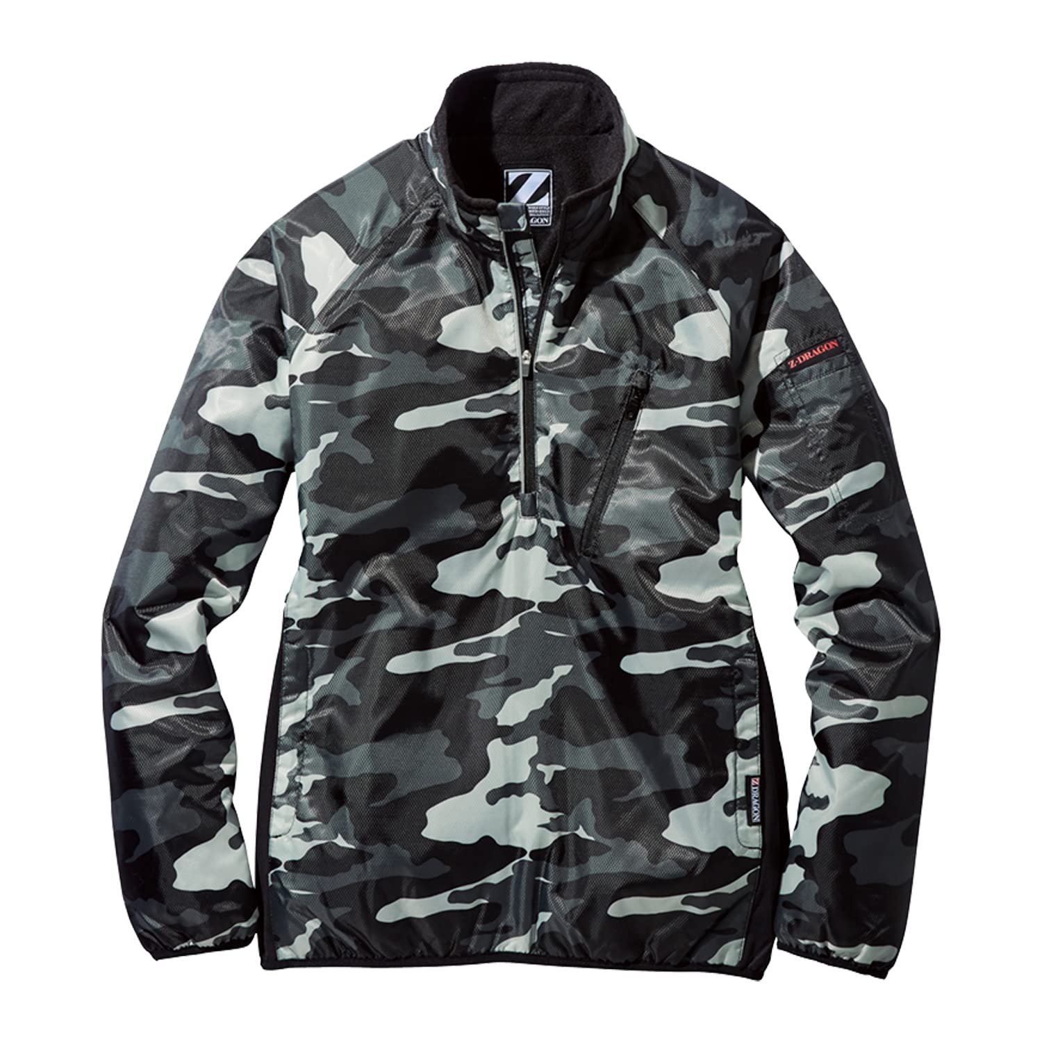 

Jichodo 78000 Black Camouflage Wear Z-DRAGON Pullover, Medium, (142), Workwear/Winter