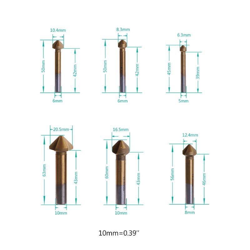 Beveling Drill Bits Diamond Chamfer for Marble Tile Granite Existing Holes Enlarging Polishing Shaping Porcelain Ceramic
