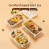 Ronghe Biologisch abbaubare Einweg-Viereckige Meal Prep Box aus Maisstärke