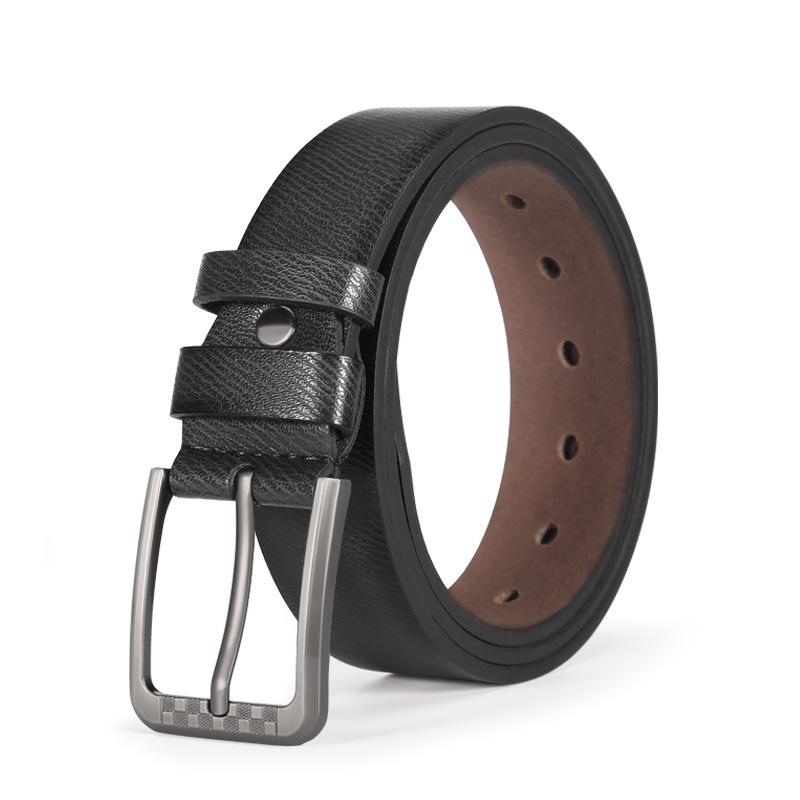 Men's Alloy Pin Buckle PU Leather Casual Jeans Belt