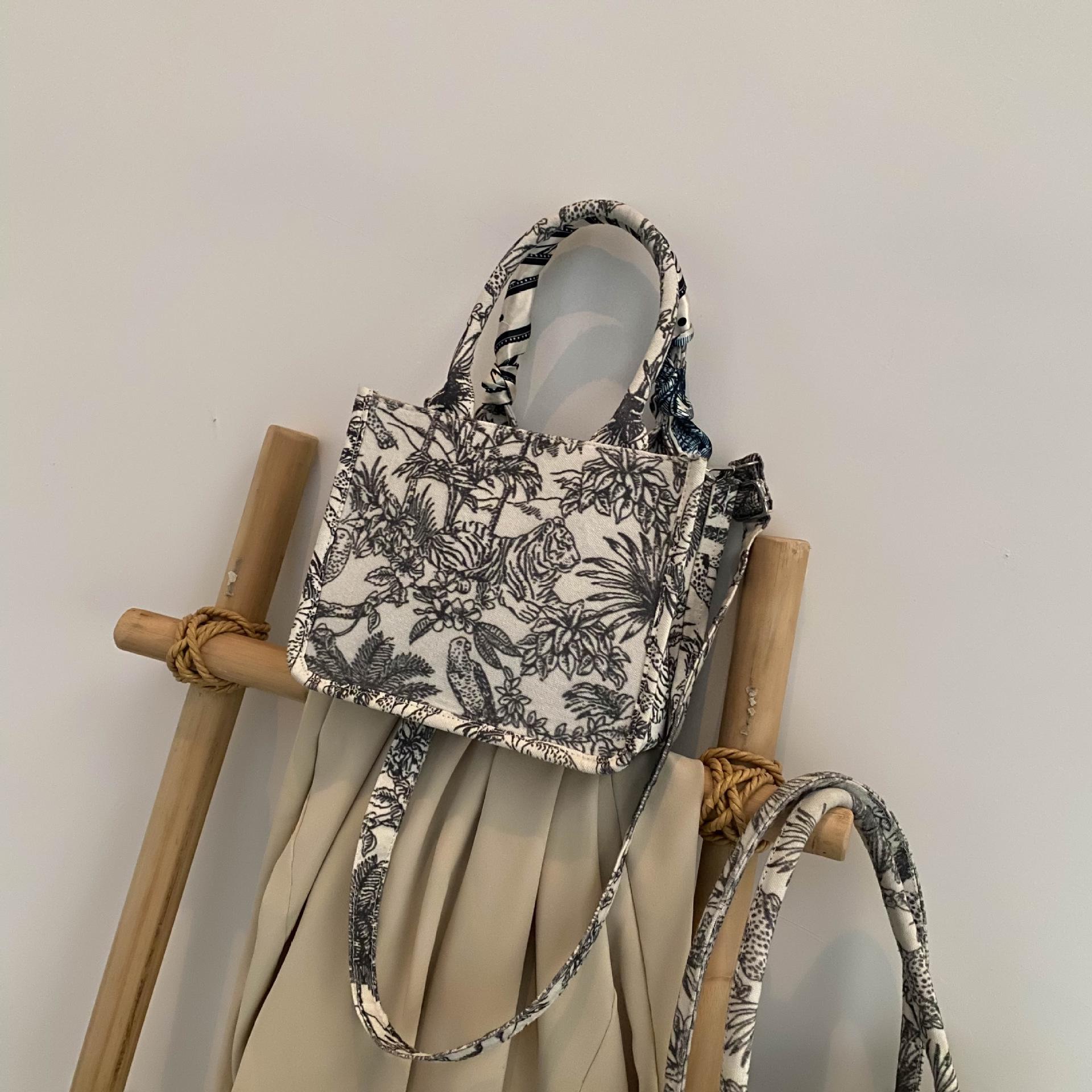 

2023 Жіноча велика містка вишита сумка-тоут – Бавовняно-лляна полотняна сумка на плече/в руку