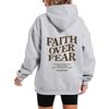 2025 popular men's and women's fleece sweater letter print kangaroo pocket new hooded sweater