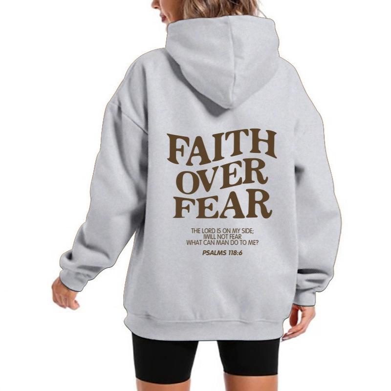 2025 popular men's and women's fleece sweater letter print kangaroo pocket new hooded sweater