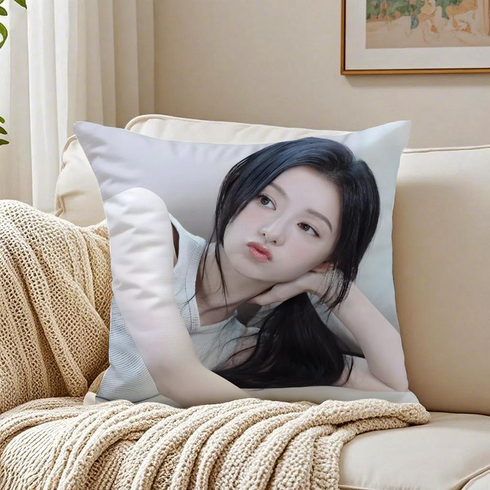 Kim Ji Won Queen of Tears Cushion Cover Linen Minimalist Soft for Sofa Bed Home Room Decor
