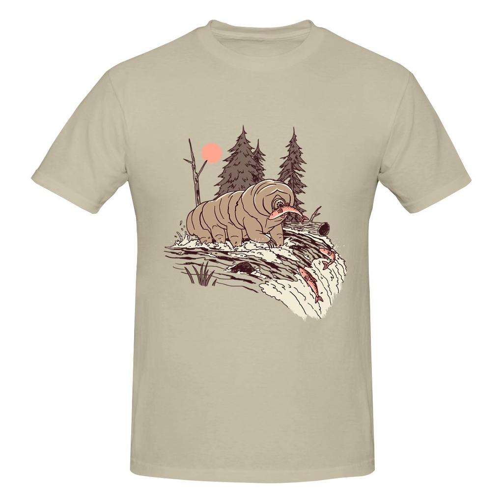Water Bear Drapey Tshirt Solid Color Minimalism Trendy And Personalized Short Sleeve