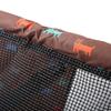 Oxford Cloth Pet Dog Cat Car Front Seat Non  slip Mat Basket Pet Safety Carrier (Coffee)